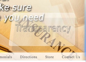 Website Design Transparency