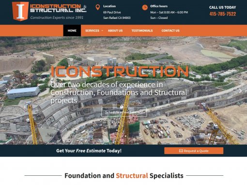 Construction website